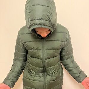 Men winter jacket size Medium hunter Green Puffer Jacket